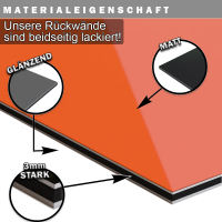 Duschrückwand Aluverbund Anthrazit 7016