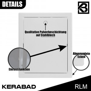 Revisionsklappe aus Stahlblech HxB:200x300mm