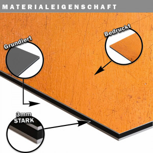 Küchenrückwand aus Aluverbund 3mm  - Weizenfeld - 0560