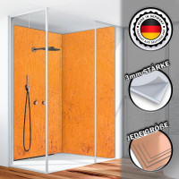 Duschrückwand Aluverbund Wand Orange - 7890