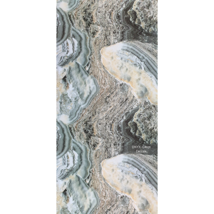 Duschrückwand Onyx Green in Marmor-Optik  - 122x244cm